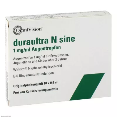 DURAULTRA N sine eye drops, 10X0.6 ml