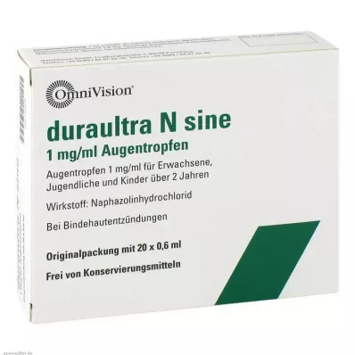 DURAULTRA N sine eye drops, 20X0.6 ml