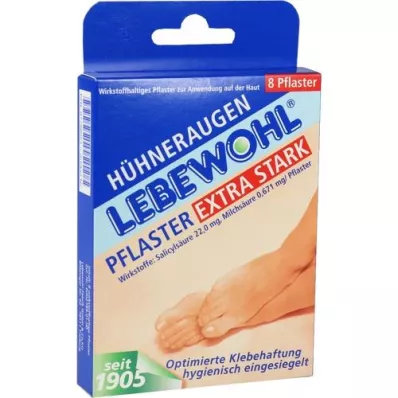 LEBEWOHL Corn plaster extra strong inserted, 8 pcs