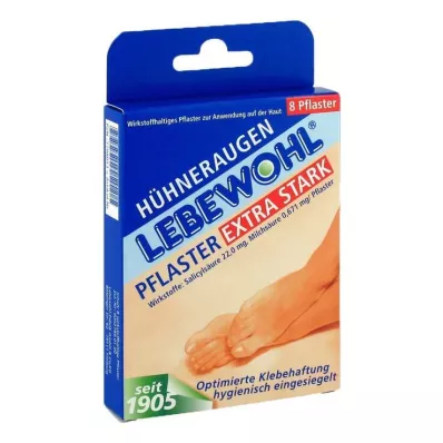 Farewell corn plasters extra strong, 8 pieces