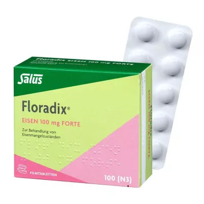 FLORADIX Iron 100 mg forte film-coated tablets, 100 pcs FLORADIX Iron 100 mg forte film-coated tablets, 100 pcs