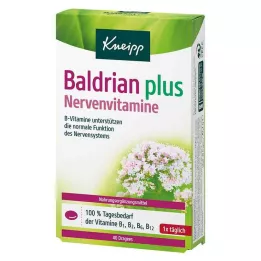 KNEIPP Valerian plus nerve vitamins dragées, 40 pcs