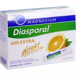 MAGNESIUM DIASPORAL 400 Extra direct granules, 20 pcs