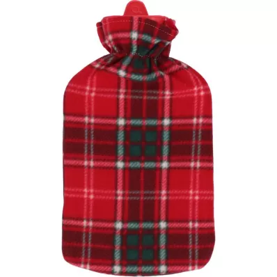 WÄRMFLASCHE Rubber 2 l w.fleece cover, 1 pc