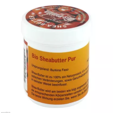 SHEABUTTER Organic pure unrefined, 50 g SHEABUTTER Organic pure unrefined, 50 g