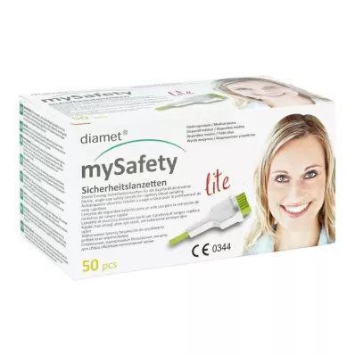 DIAMET lite safety lancets 29 G 1.5 mm, 50 pcs DIAMET lite safety lancets 29 G 1.5 mm, 50 pcs