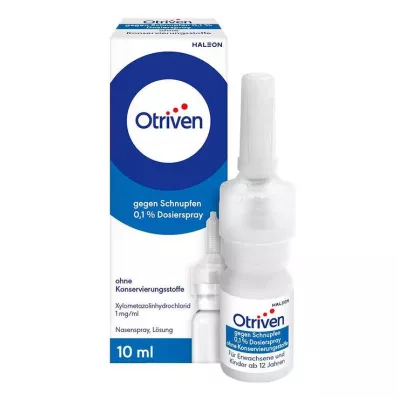 OTRIVEN 0.1% dosing spray without preservatives, 10 ml