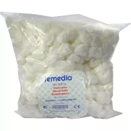 Gauze swab walnut size 20-thread.non-sterile ball-shaped, 500 pieces