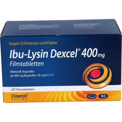 IBU-LYSIN Dexcel 400 mg film-coated tablets, 50 pcs