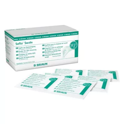 ALKOHOLTUPFER Softa Swabs, 100 pcs