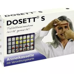 DOSETT S Medicine cassette blue, 1 pc