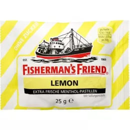 FISHERMANS FRIEND Lemon without sugar pastilles, 25 g