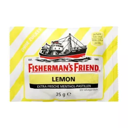 FISHERMANS FRIEND Lemon without sugar pastilles, 25 g