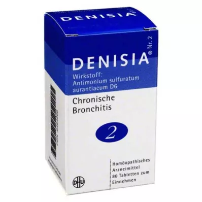 DHU Denisia 2 chronic bronchitis tablets, 80 pcs DHU Denisia 2 chronic bronchitis tablets, 80 pcs