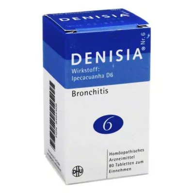 DHU Denisia 6 respiratory disease tablets, 80 pcs DHU Denisia 6 respiratory disease tablets, 80 pcs