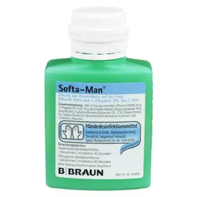 SOFTA MAN Hand disinfection smock bottle, 100 ml