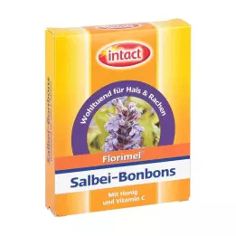 FLORIMEL Sage candies with vitamin C, 50 g