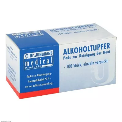 Alcohol swabs 3x6cm sterile, 100 pcs
