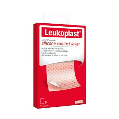 CUTICELL Contact 5x7.5 cm dressing, 5 pcs