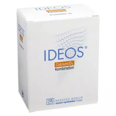 IDEOS 500 mg/400 I.U. Chewable Tablets, 90 pcs