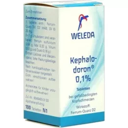 KEPHALODORON 0.1% tablets, 100 pcs