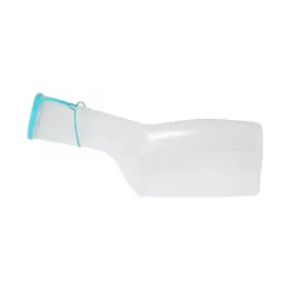 URINFLASCHE f.men plastic w.lid, 1 pc