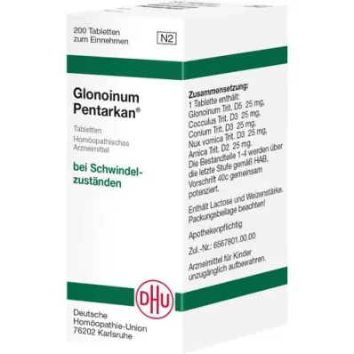 GLONOINUM PENTARKAN Tablets, 200 pc