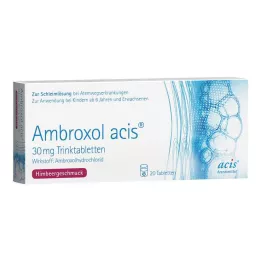 AMBROXOL acis 30 mg drinkable tablets, 20 pcs