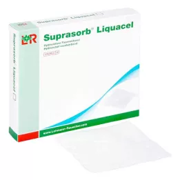 SUPRASORB Liquacel hydroakt.Faserverb.15x15 cm, 4 pcs