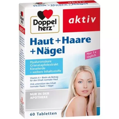 DOPPELHERZ Skin+Hair+Nails tablets, 60 pcs