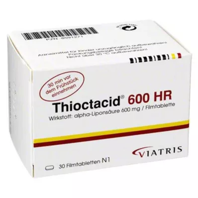 THIOCTACID 600 HR Film-coated tablets, 30 pcs THIOCTACID 600 HR Film-coated tablets, 30 pcs