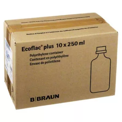 Saline solution 0.9% Ecoflac Plus, 10X250 ml Saline solution 0.9% Ecoflac Plus, 10X250 ml