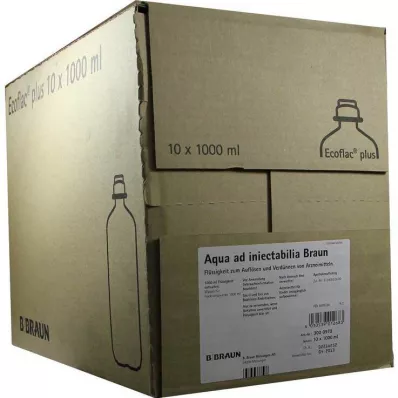 Aqua AD Injectabilia Ecoflac Plus infusion solution, 10X1000 ml