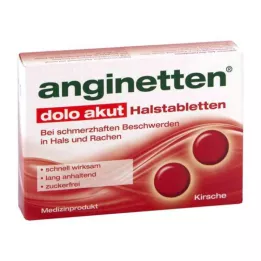 ANGINETTEN dolo acute throat lozenges, 24 pcs