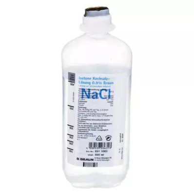Saline solution 0.9% Ecoflac Plus, 500 ml Saline solution 0.9% Ecoflac Plus, 500 ml