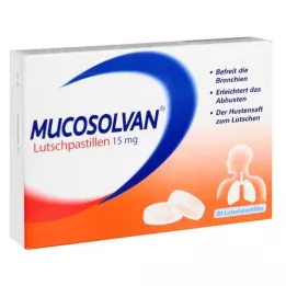 MUCOSOLVAN Lozenges 15 mg, 20 pcs
