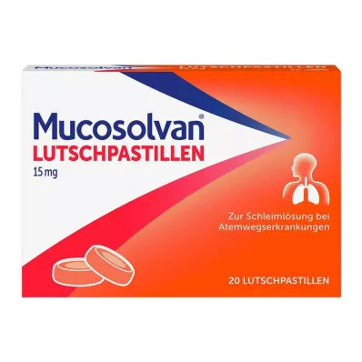 MUCOSOLVAN Lozenges 15 mg, 20 pcs MUCOSOLVAN Lozenges 15 mg, 20 pcs