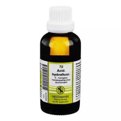 ACIDUM HYDROFLUORICUM K Complex No.72 Dilution, 50 ml