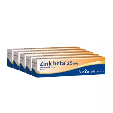 ZINK BETA 25 effervescent tablets, 100 pcs ZINK BETA 25 effervescent tablets, 100 pcs