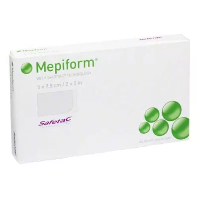 MEPIFORM 5x7.5 cm dressing, 5 pcs