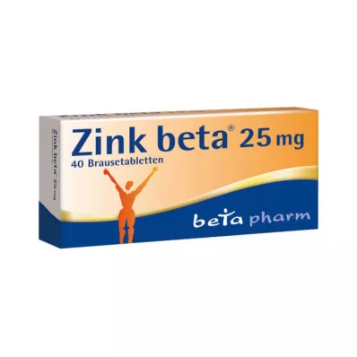 ZINK BETA 25 effervescent tablets, 40 pcs ZINK BETA 25 effervescent tablets, 40 pcs