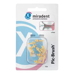 PIC BRUSH Interdental b.replacement b.1.8 mm yellow, 12 pcs