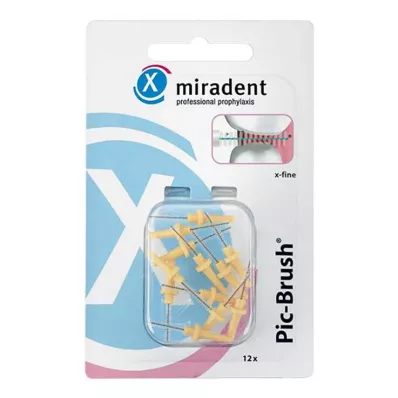 PIC BRUSH Interdental b.replacement b.1.8 mm yellow, 12 pcs PIC BRUSH Interdental b.replacement b.1.8 mm yellow, 12 pcs
