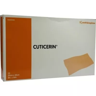 CUTICERIN 20x40 cm gauze with ointment coating, 25 pcs