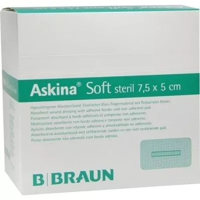 ASKINA Soft wound dressing 5x7.5 cm sterile, 50 pcs