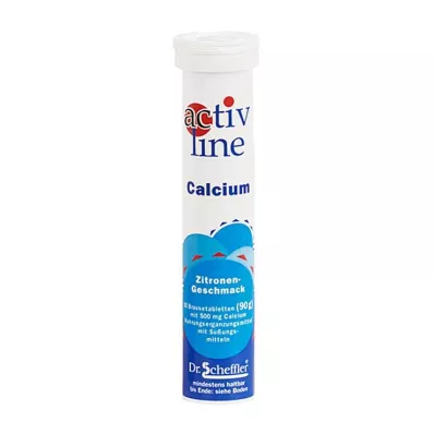 ACTIVLINE Calcium lemon effervescent tablets, 20 pcs ACTIVLINE Calcium lemon effervescent tablets, 20 pcs