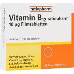 VITAMIN B12-RATIOPHARM 10 μg film-coated tablets, 100 pcs