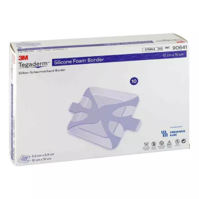 Tegaderm Silicone Foam FK 10x10cm, 10 pcs Tegaderm Silicone Foam FK 10x10cm, 10 pcs