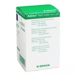 ASKINA Adhesive bandage Color 8 cmx4 m blue, 1 pc