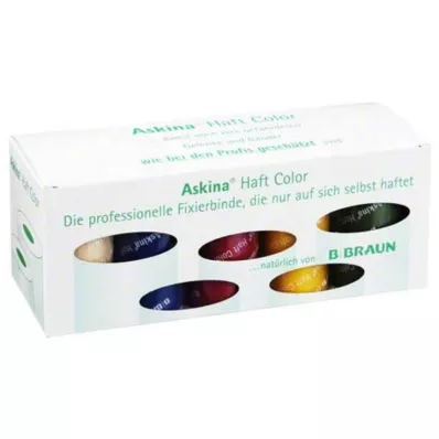 Askina Adhesive Bandage Color Sorti, 10 pcs